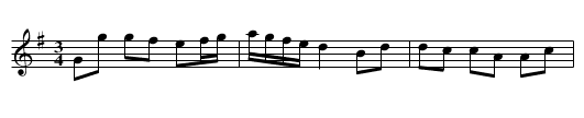 Polska fr&aring;n Loftahammar - staff notation