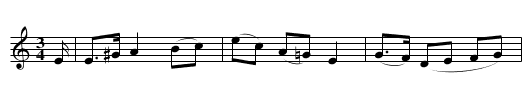 Polska från Norrland - staff notation