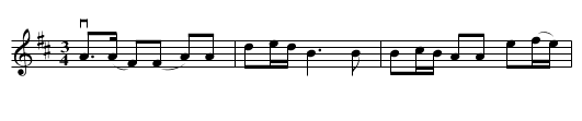 Polska från Ore - staff notation