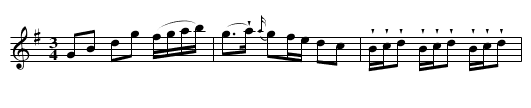 Polska från Östergötland - staff notation