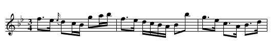 Polska från Östergötland - staff notation