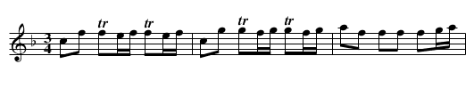 Polska från Östergötland - staff notation