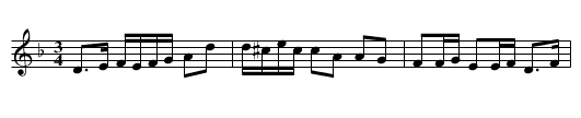 Polska fr&aring;n R&ouml;n&ouml; - staff notation