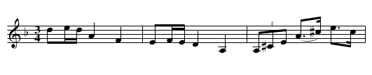 Polska från Sätila - staff notation