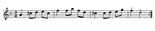 Polska från Småland - staff notation