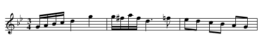 Polska fr&aring;n Sm&aring;land - staff notation