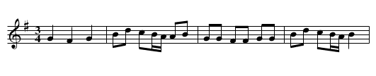 Polska fr&aring;n Sm&aring;land - staff notation