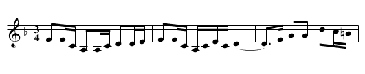 Polska från Söderala - staff notation