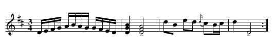 Polska från Södermanland - staff notation