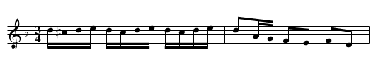 Polska från Södermanland - staff notation