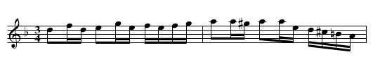 Polska fr&aring;n Tuna - staff notation
