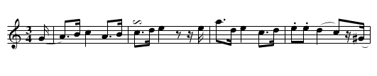 Polska från Uppland - staff notation
