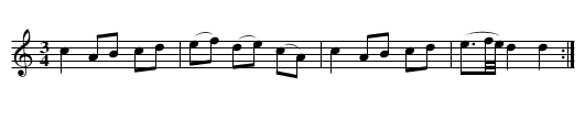 Polska från Västergötland - staff notation
