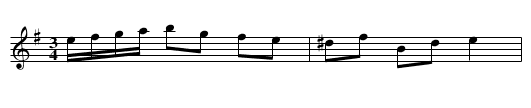 Polska från Västergötland - staff notation