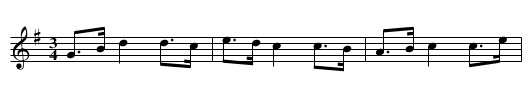 Polska från Västergötland - staff notation