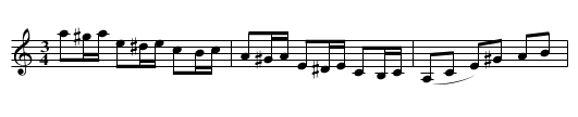 Polska från Västmanland - staff notation