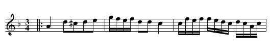 Polska från Vetlanda - staff notation