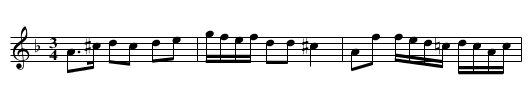 Polska fr&aring;n Vetlanda - staff notation