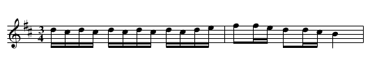 Polska fr&aring;n Wrigstad - staff notation