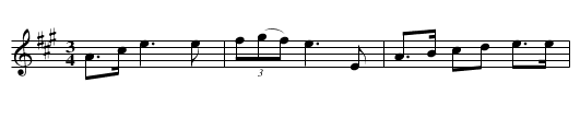 Polska i A efter John-Erik Mattsson - staff notation