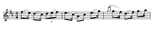 Polska i D efter Jonk Jonas, Överhogdal - staff notation