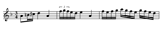 Polska i Dm efter Hultkläppen - staff notation