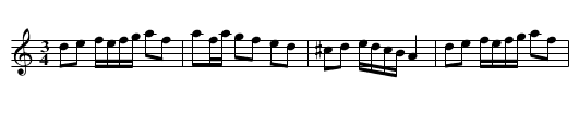 Polska i Dm - staff notation
