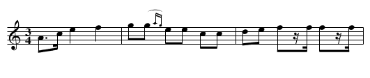 Polska (SvL Västergötland nr 242) - staff notation