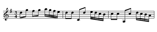 Polska ur Petter Dufvas notbok (Ma6-19) - staff notation