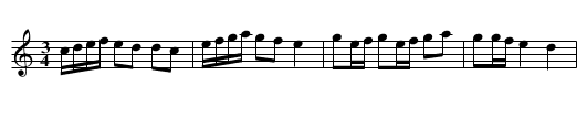 Polska ur Petter Dufvas notbok (Ma6-3-4) - staff notation