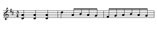 Polska ur Petter Dufvas notbok (Ma6-36) - staff notation