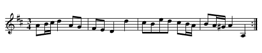 Polska ur Petter Dufvas notbok (Ma6-53) - staff notation