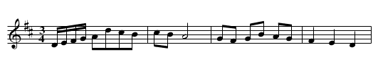 Polska ur Petter Dufvas notbok (Ma6-65) - staff notation
