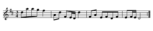 Polska ur Petter Dufvas notbok (Ma6-72) - staff notation