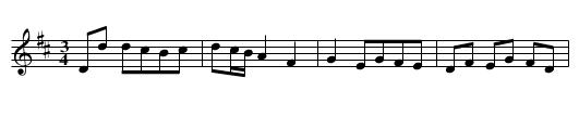 Polska ur Petter Dufvas notbok (Ma6-73) - staff notation