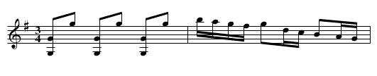 Polska ur Sven Donats notbok (Ma5-111) - staff notation