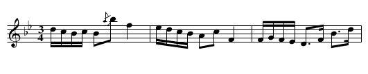 Polska ur Sven Donats notbok (Ma5-3) - staff notation