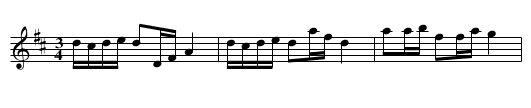 Polska ur Sven Donats notbok (Ma5-42) - staff notation