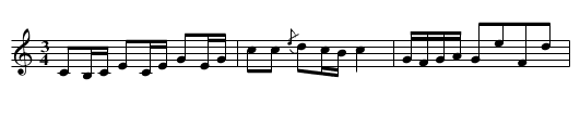 Polska ur Sven Donats notbok (Ma5-76) - staff notation