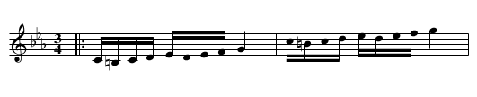 Polska ur Sven Donats notbok - staff notation