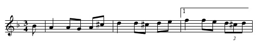 Polska - staff notation
