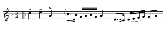 Polska - staff notation