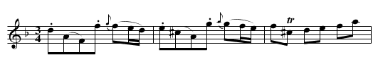 Polska - staff notation