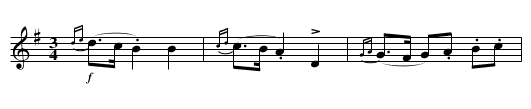 Polska - staff notation