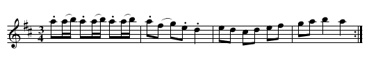 Polska - staff notation