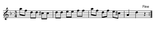 Polska - staff notation