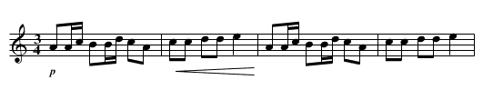 Polska - staff notation
