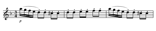 Polska - staff notation