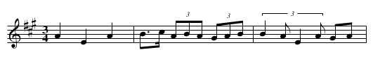 Polska - staff notation