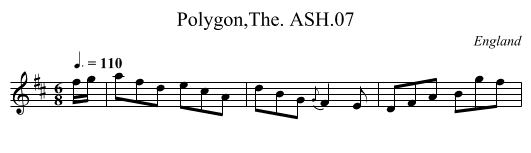Polygon,The. ASH.07 - staff notation